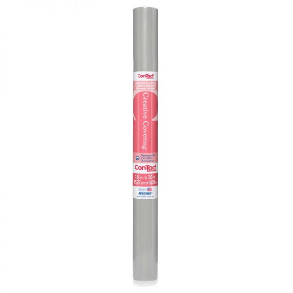 Con-Tact® Adhesive Roll, Slate Gray, 18" x 20'
