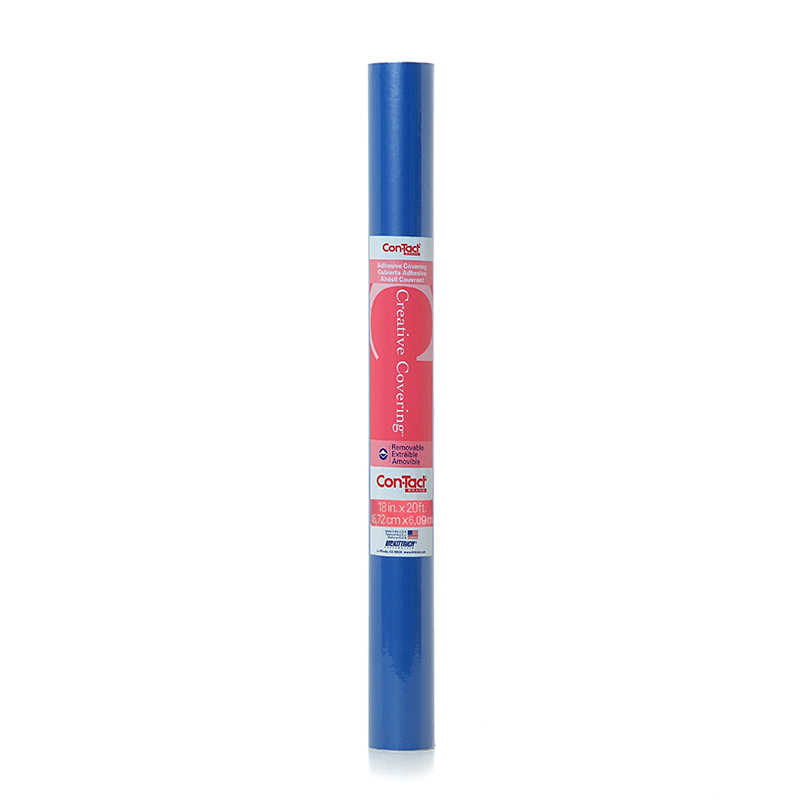 TeachersParadise ConTact?? Adhesive Roll, Royal Blue, 18" x 20