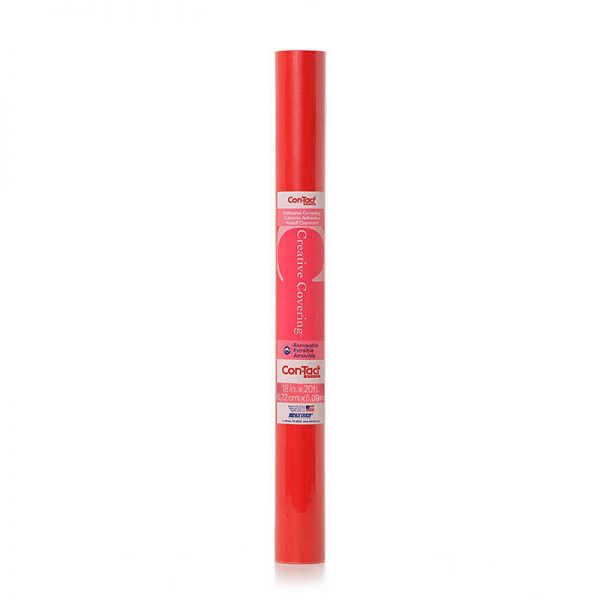 Con-Tact® Adhesive Roll, Red, 18" x 20'