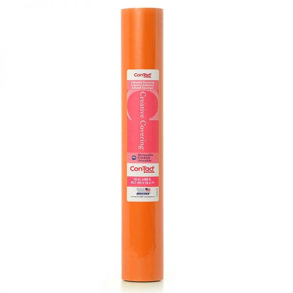 Con-Tact® Adhesive Roll, Orange, 18" x 60'