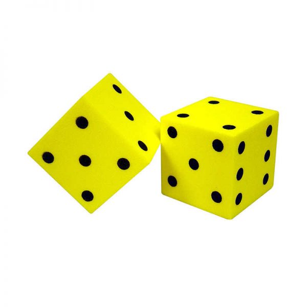 Koplow Games Dot Foam Dice Set, Pack of 2