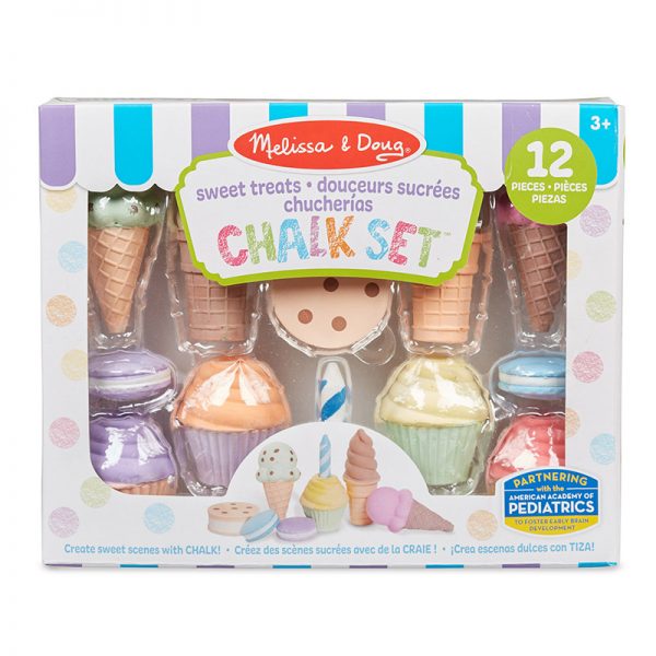 Melissa & Doug Ice Cream & Cake Chalk Set