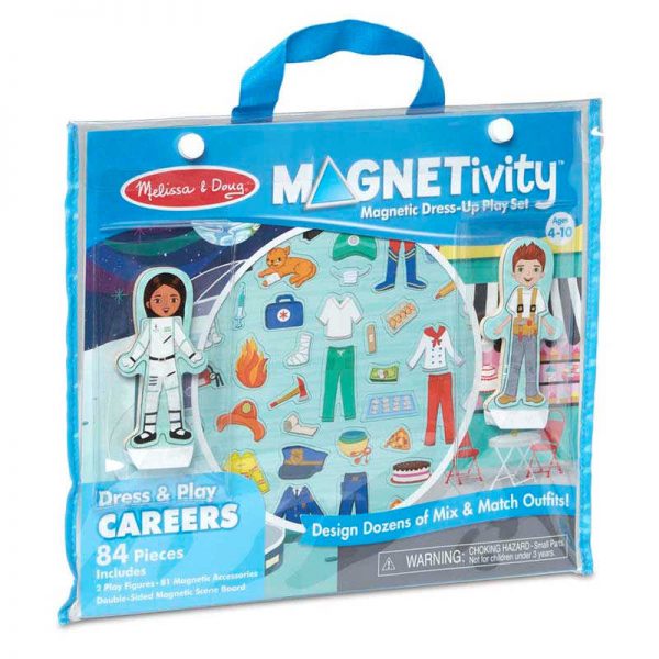 Melissa & Doug Magnetivity™ Magnetic Building Play Set: Dress & Play Careers