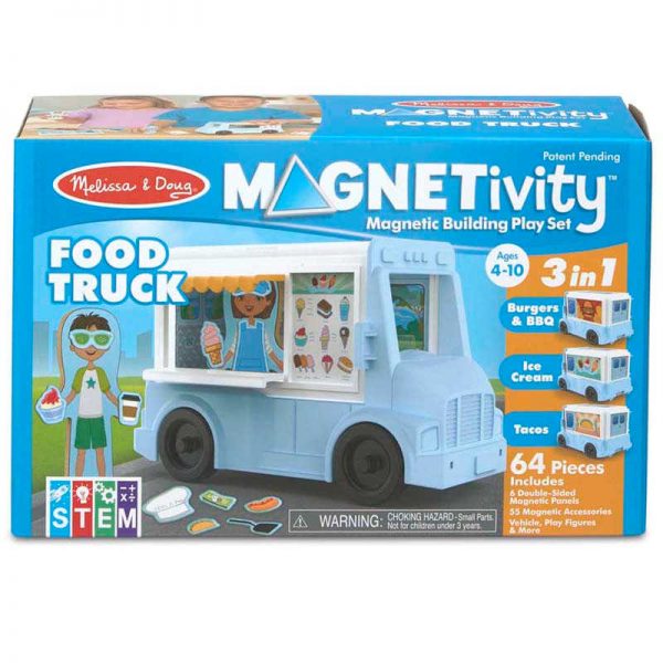 Melissa & Doug Magnetivity™ Magnetic Building Play Set: Food Truck