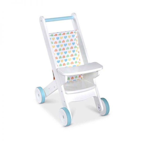 Melissa & Doug Mine to Love Wooden Play Stroller