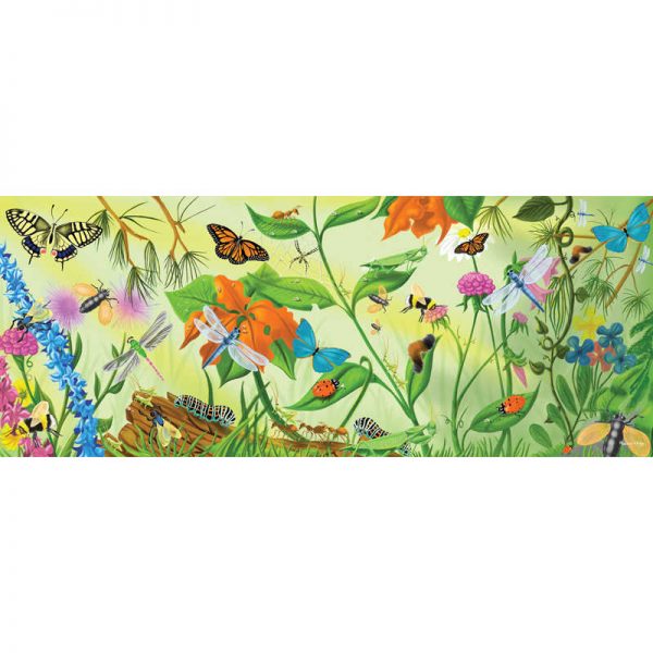 Melissa & Doug Bugs Floor Puzzle, 18.5" x 46.5", 24 Pieces
