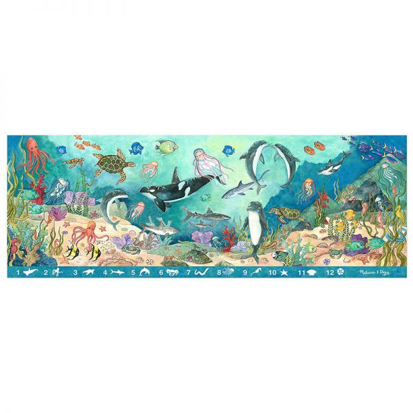 Melissa & Doug Beneath the Waves Search & Find Floor Puzzle - 48 Pieces