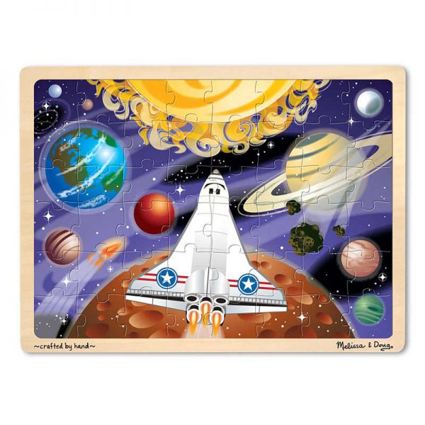 Melissa & Doug Space Voyage 48-piece Wooden Jigsaw Puzzle