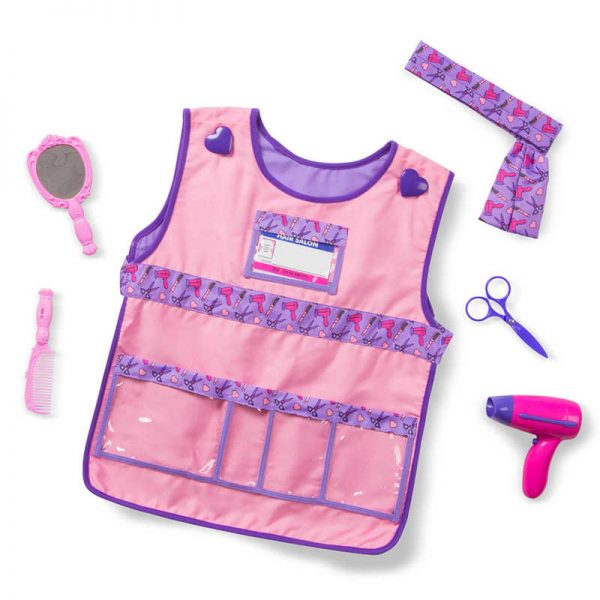 Melissa & Doug Hair Stylist Role Play Costume Set