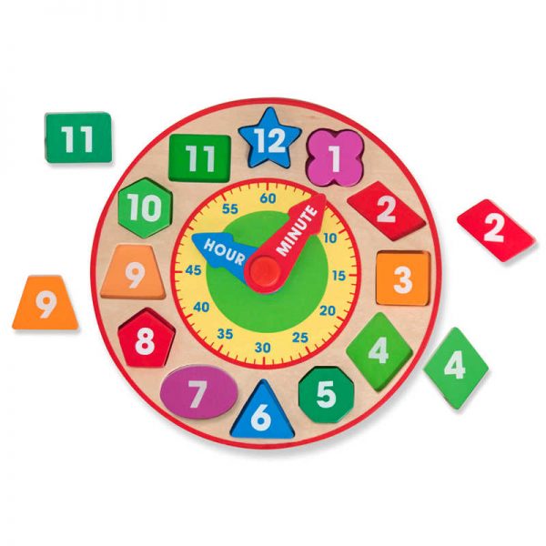 Melissa & Doug Shape Sorting Clock