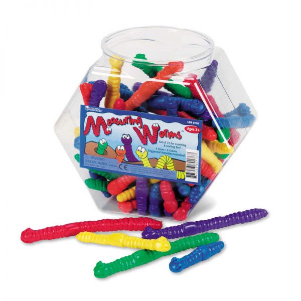 Learning Resources Measuring Worms™, 72 Pieces