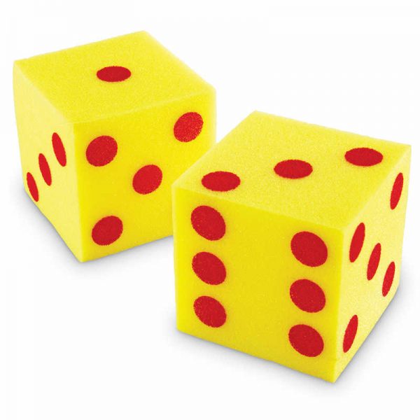 Learning Resources Giant Soft Dot Cubes Set, 2/pkg