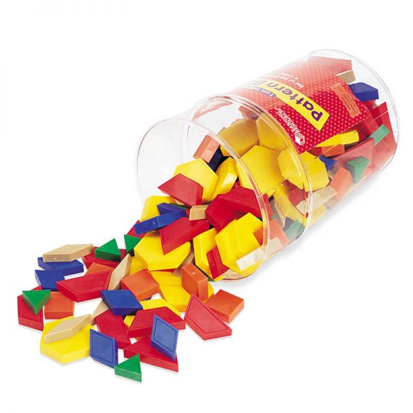 Learning Resources Plastic Pattern Blocks: 1 cm, 250/pkg