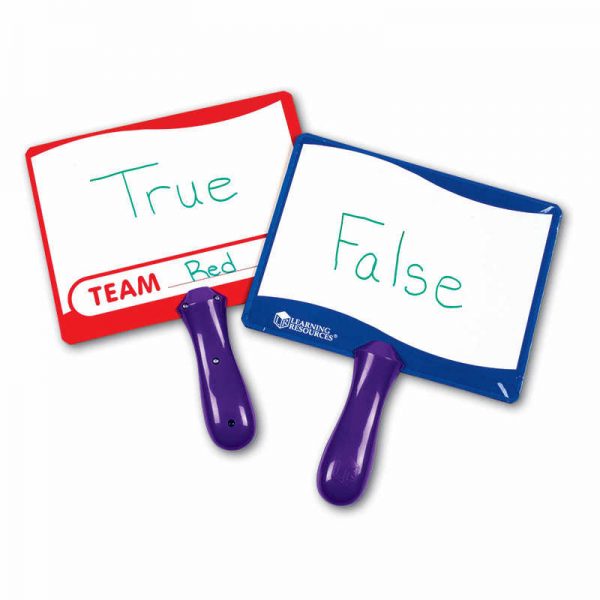 Learning Resources Write-on/Wipe-off Answer Boards, Set of 10