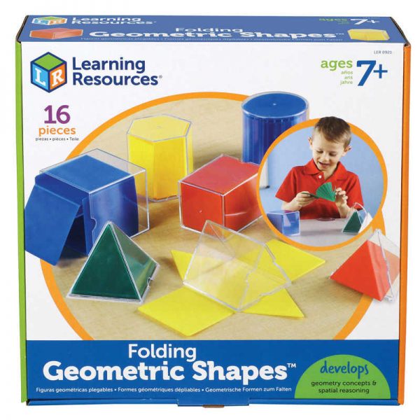 Learning Resources Folding Geometric Shapes™, Pack of 16