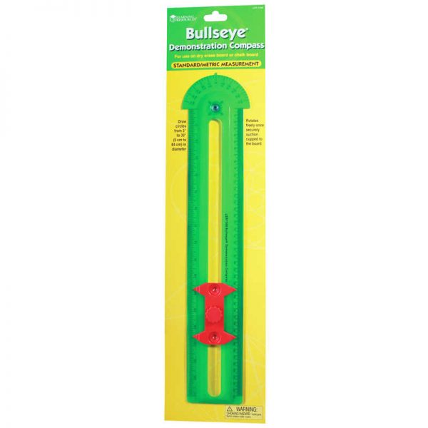 Learning Resources Bullseye Demonstration Compass, U.S. Customary