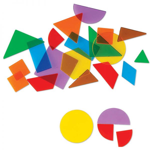Learning Resources Translucent Geometric Shapes