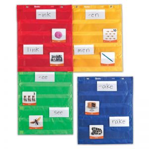 Learning Resources Magnetic Pocket Chart Squares, Pack of 4