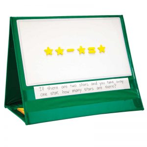 Learning Resources Write-On/Wipe-off Magnetic Demonstration Double-Sided Tabletop Pocket Chart