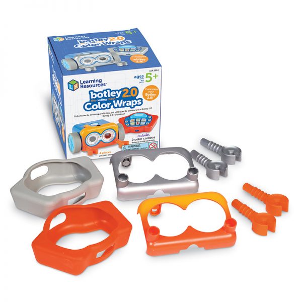 Learning Resources Botley® 2.0 Color Wraps: Red & Silver Pack