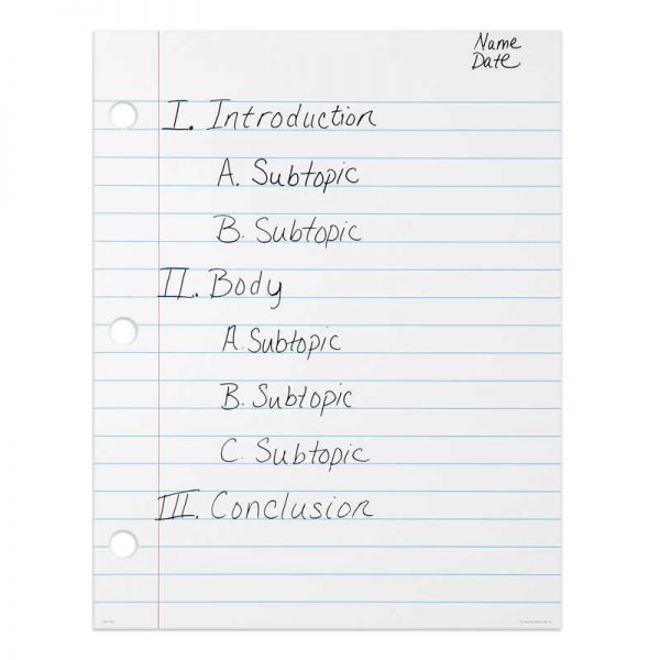 Learning Resources Magnetic Demonstration Notebook Paper, 22" x 28"