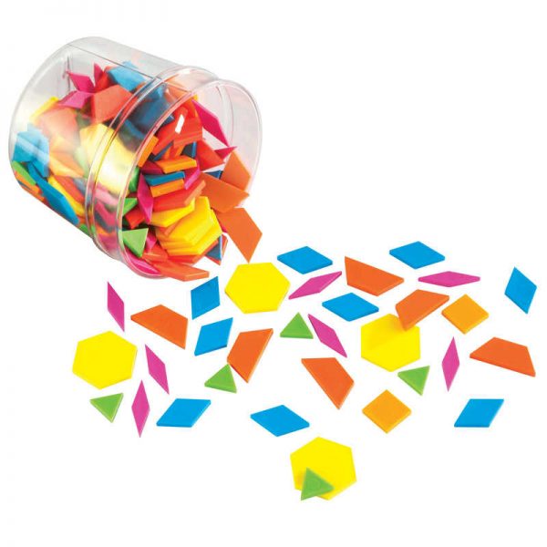 Learning Resources Brights!™ Pattern Blocks, 250 Pieces