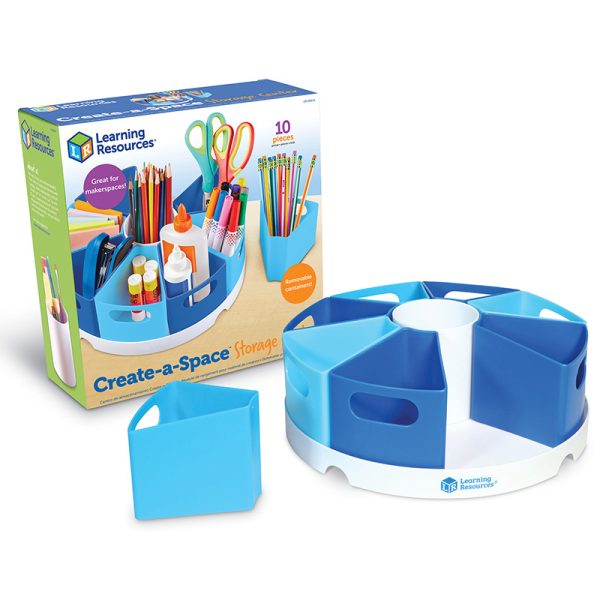 Learning Resources Create-A-Space™ Storage Center, Blue