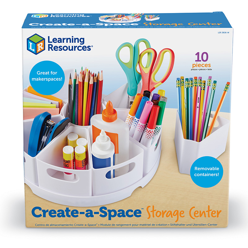 Homeschool Accessories Fits Learning Resources Create-a-Space Storage Center 