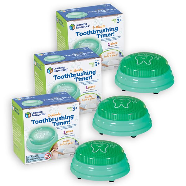 Learning Resources Toothbrush Timer, Pack of 3