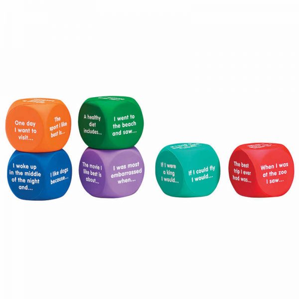 Learning Resources Writing Prompt Cubes, Set of 6
