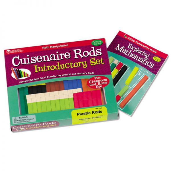 Learning Resources Plastic Cuisenaire® Rods Introductory Set, Non-Connecting