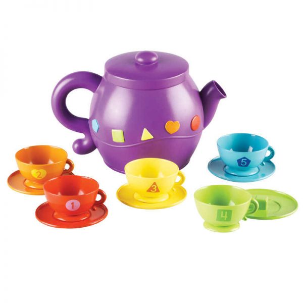 Learning Resources Serving Shapes Tea Set