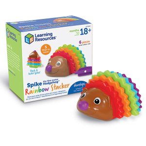 Learning Resources Spike the Fine Motor Hedgehog® Rainbow Stackers
