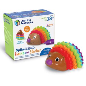 Learning Resources Spike the Fine Motor Hedgehog® Rainbow Stackers