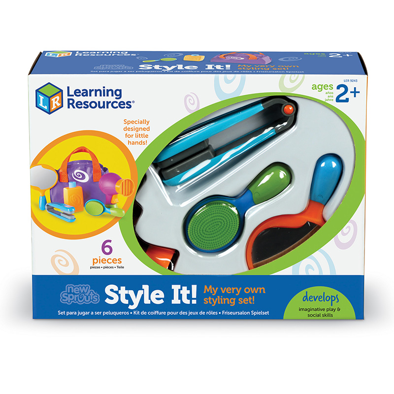 Learning Resources New Sprouts® Style It! Pretend Play Hair Styling Set