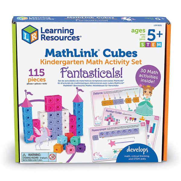 Learning Resources Mathlink® Cubes Kindergarten Math Activity Set: Fantasticals!