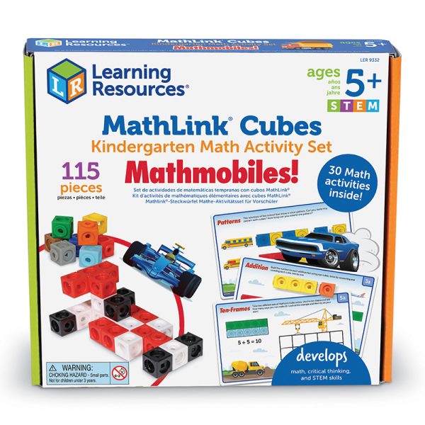 Learning Resources Mathlink® Cubes Kindergarten Math Activity Set: Mathmobiles!