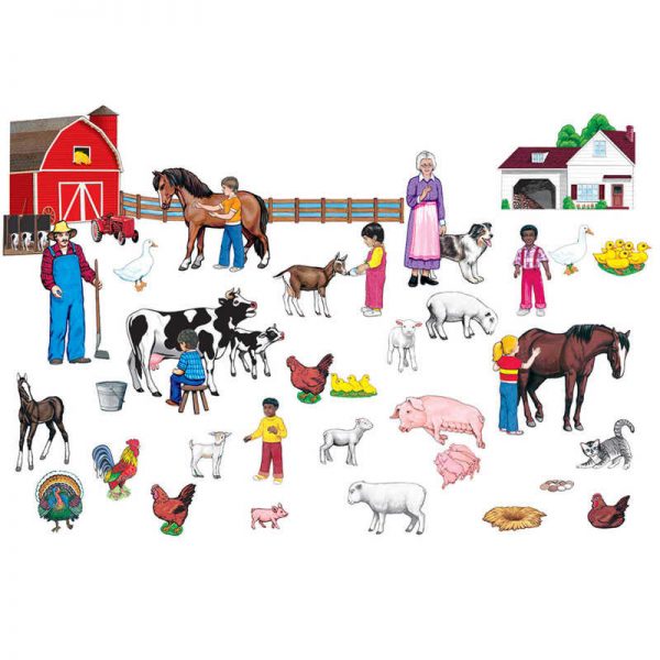 Little Folks Visuals Farm Flannelboard Set