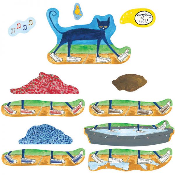 Little Folks Visuals Pete the Cat: I Love My White Shoes™ Flannelboard Set