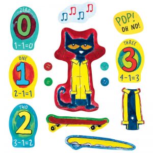 Little Folks Visuals Pete the Cat and His Four Groovy Buttons™ Flannelboard Set