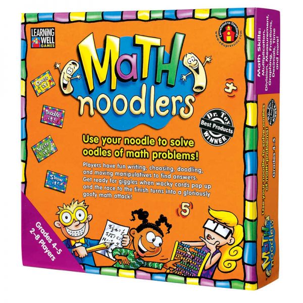 Learning Well Games Math Noodlers Game, Grades 4-5