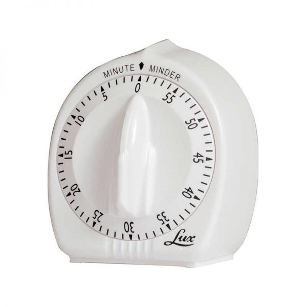 Lux Classic Mechanical Timer, White