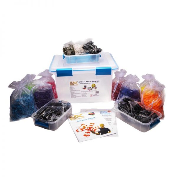 Lux Blox™ STEAM Accelerator Deluxe Set, Bright Colors, 1,400 Pieces