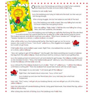 Lucy the Ladybug Reproducible Activity by Frog Street Press Volume 26