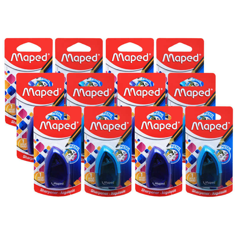 Maped® Tonic 1 Hole Sharpener, Pack of 12