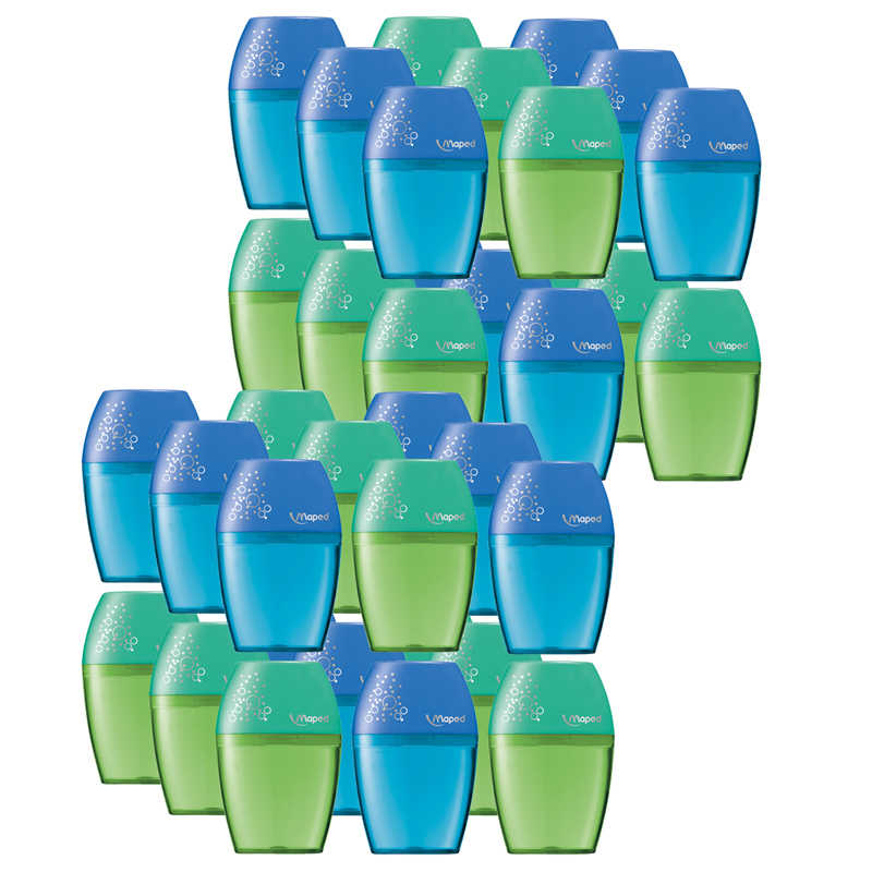 Maped® Shaker 1-Hole Sharpener, Pack of 36