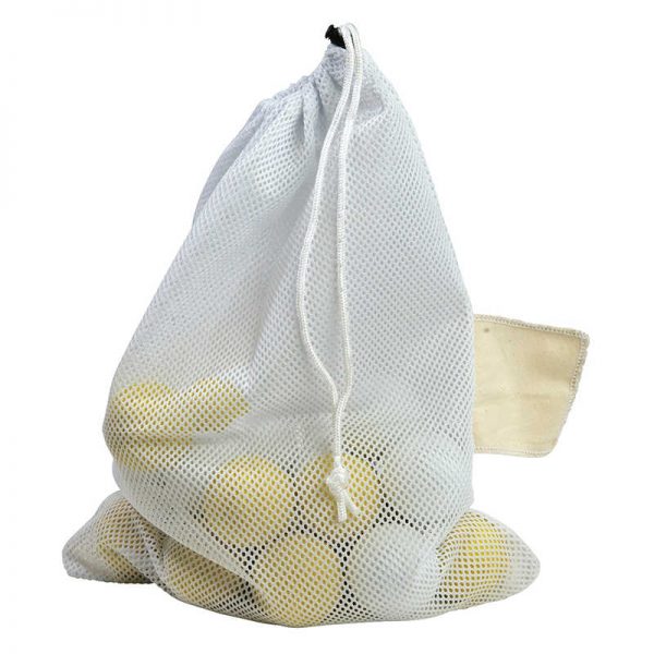 Martin Sports Mesh Equipment Bag, 15" x 20", White