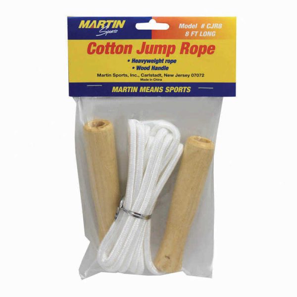 Martin Sports Cotton Jump Rope, 8'