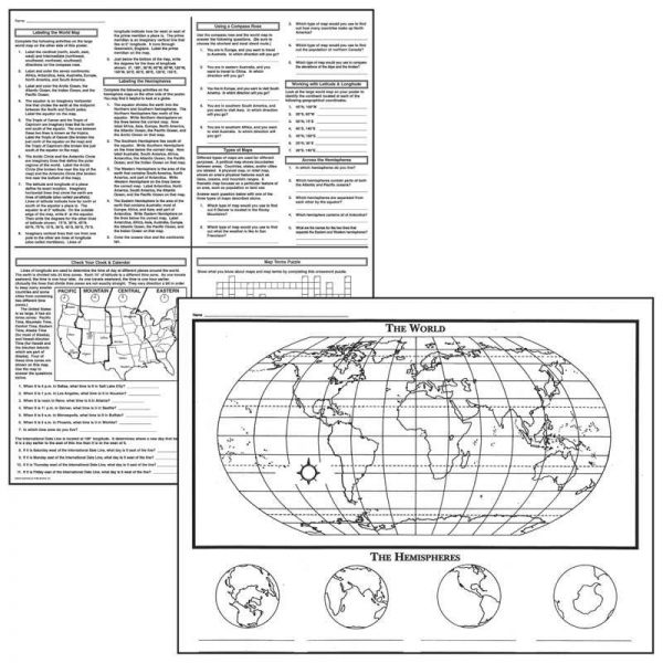 McDonald Publishing Basic Map Skills Activity Posters