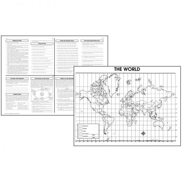 McDonald Publishing The World Activity Poster Set, 17" x 22, 30/pkg